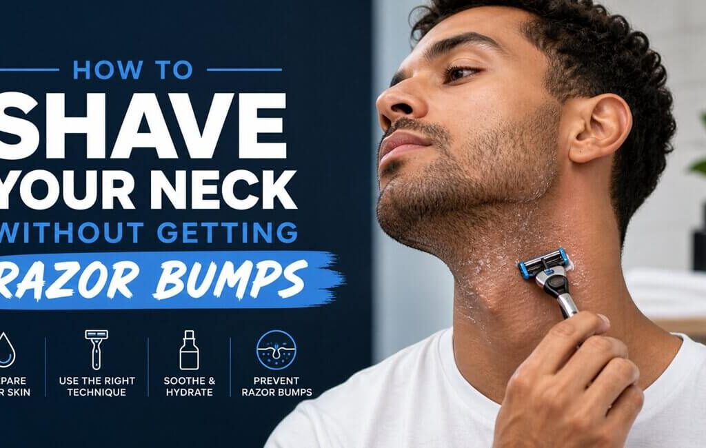 shave your neck smoothly