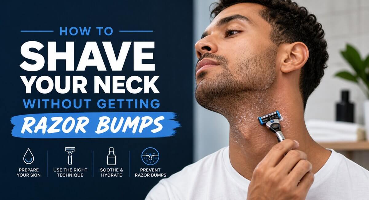 shave your neck smoothly